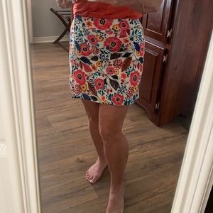 Floral Rip Skirt wrap skirt